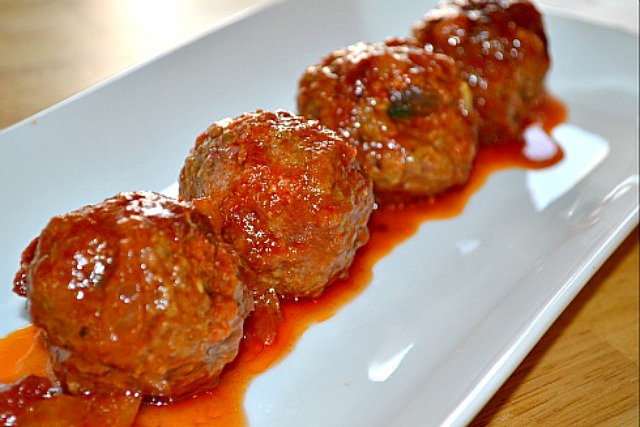 Sweet and Sour Gushers Meatballs
