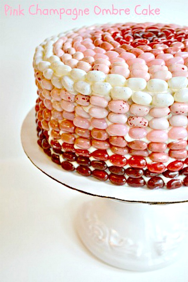 Miss Vogue Recipes Pink Ombre Vanilla Cake | British Vogue | British Vogue