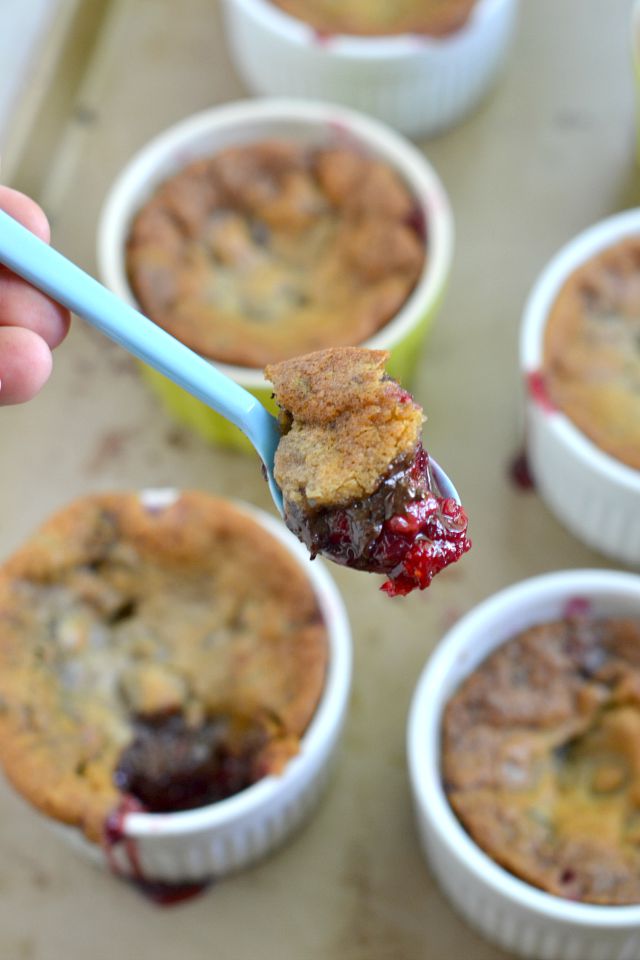 Cranberry Chocolate Chip Cookie Cobbler