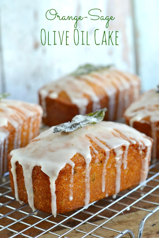 Orange-Sage Olive Oil Cake