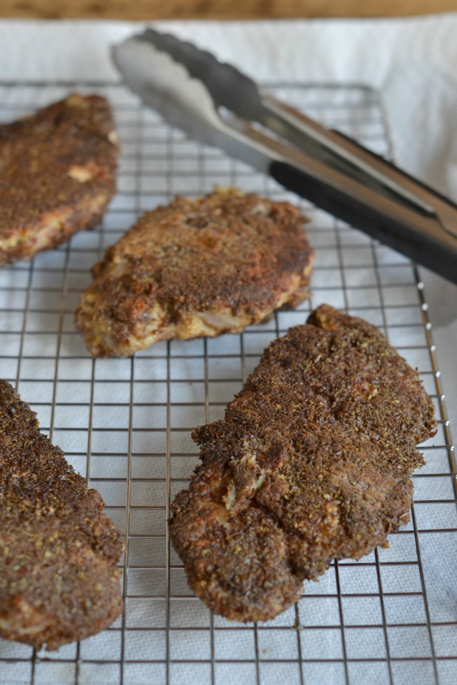 Healthy Fried Chicken & Waffle Latkes