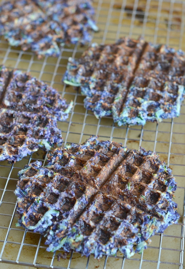 Healthy Fried Chicken & Waffle Latkes