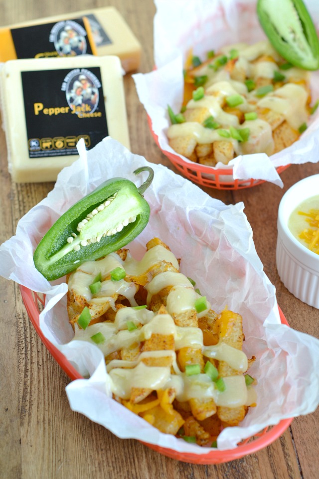 Triple Cheese Jicama Fries