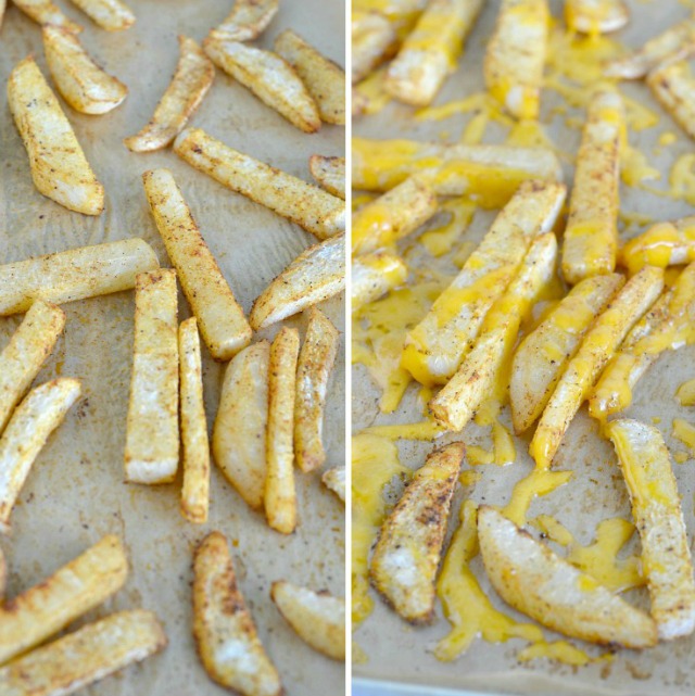 Triple Cheese Jicama Fries