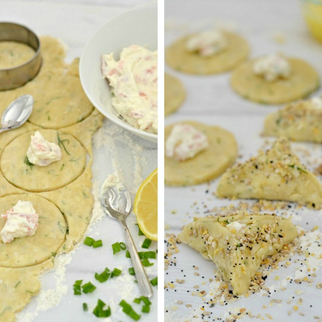 Bagel, Lox & Cream Cheese Hamantaschen