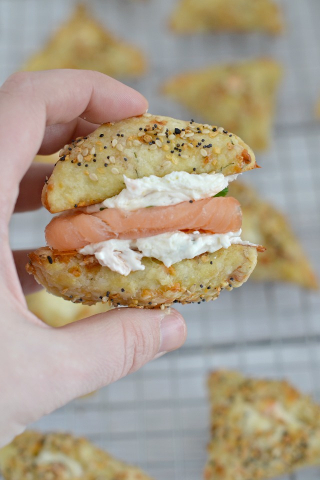 Bagel, Lox & Cream Cheese Hamantaschen