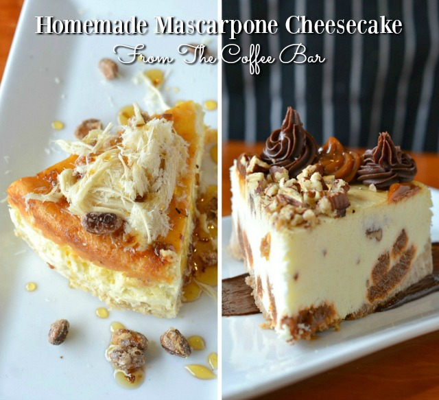 Homemade Mascarpone Cheesecake from The Coffee Bar