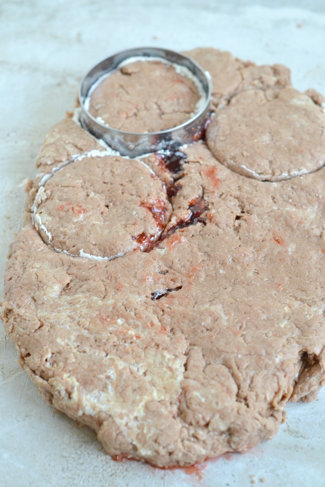 Peanut Butter and Jelly Biscuit cookie cutter