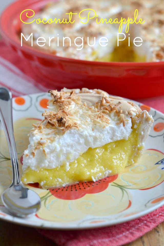 Coconut Pineapple Meringue Pie