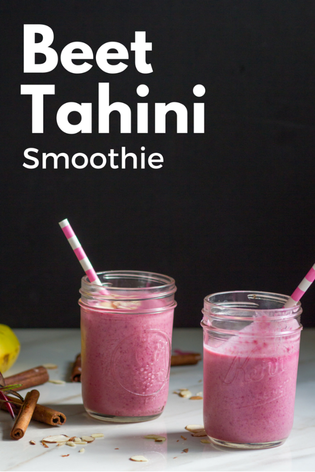 Beet Tahini Smoothie