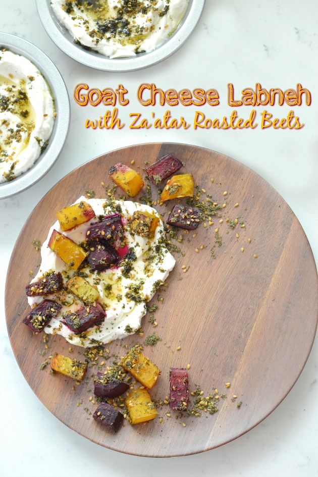 Goat Cheese Labneh with Za’atar Roasted Beets