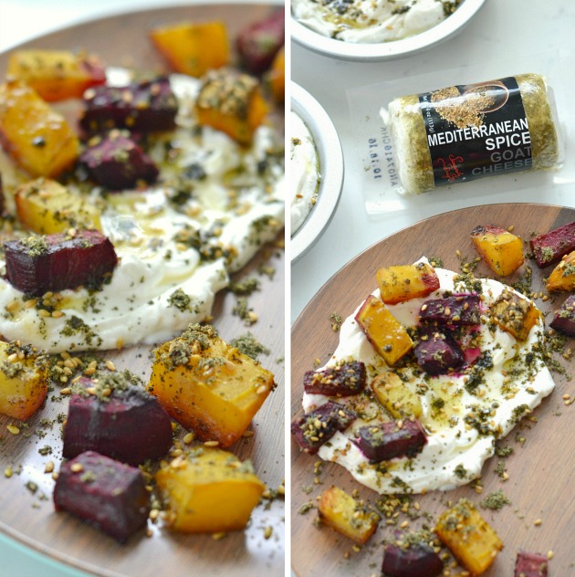 Goat Cheese Labneh with Za'atar Roasted Beets