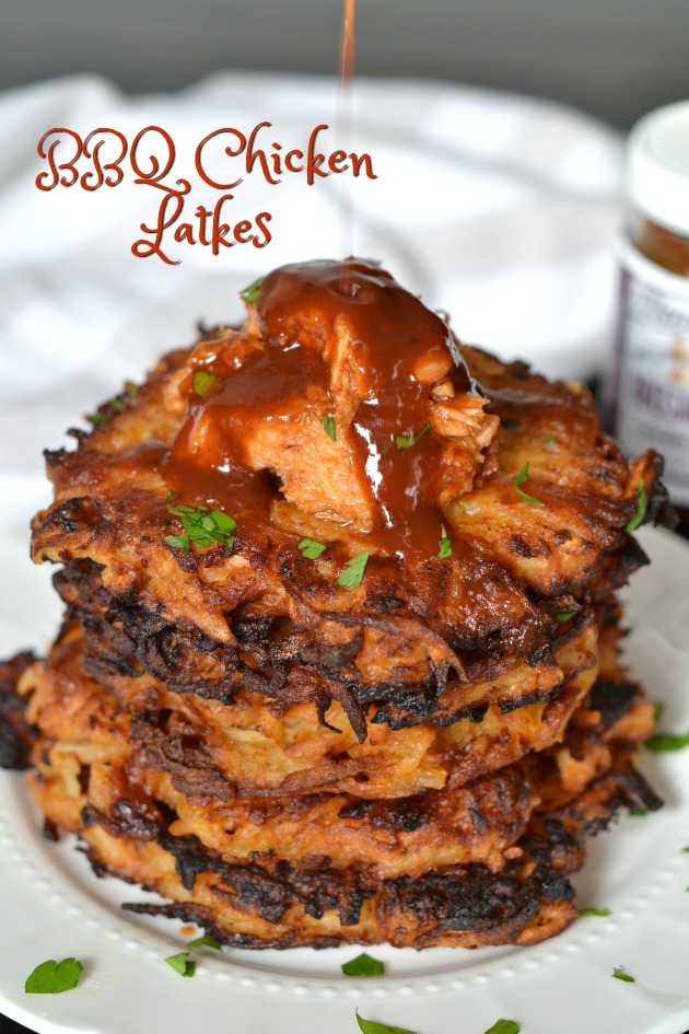 BBQ Chicken Latkes 