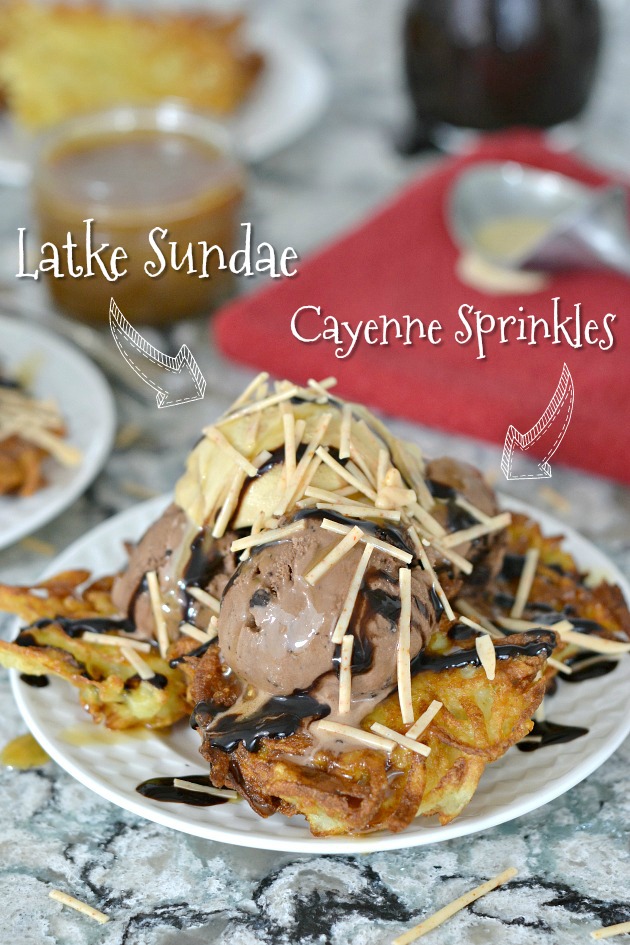 Latke Sundaes {from Molly On The Range}