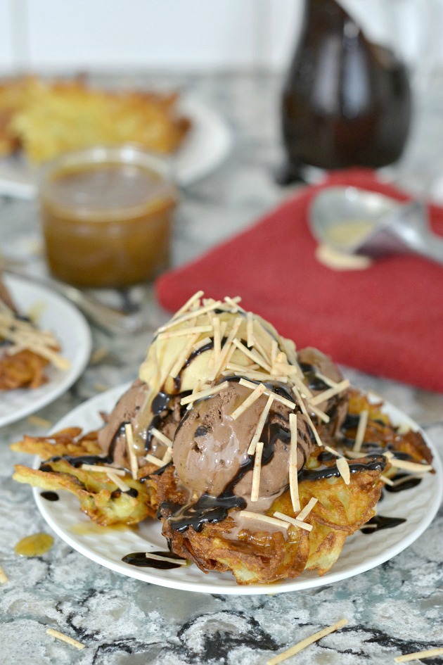 Latke Sundaes {from Molly On The Range}