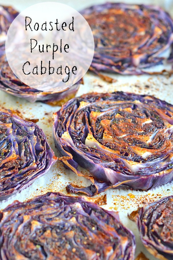 Roasted Purple Cabbage