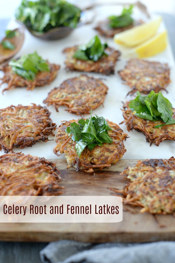 Celery Root and Fennel Latkes