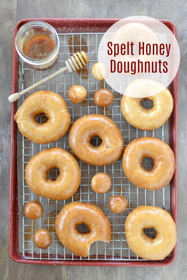 Spelt Honey Doughnuts