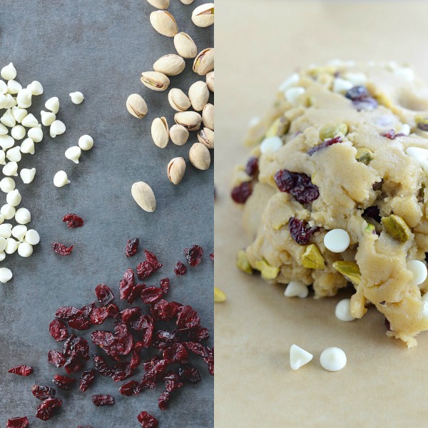 Whole Wheat Cranberry Pistachio Biscotti