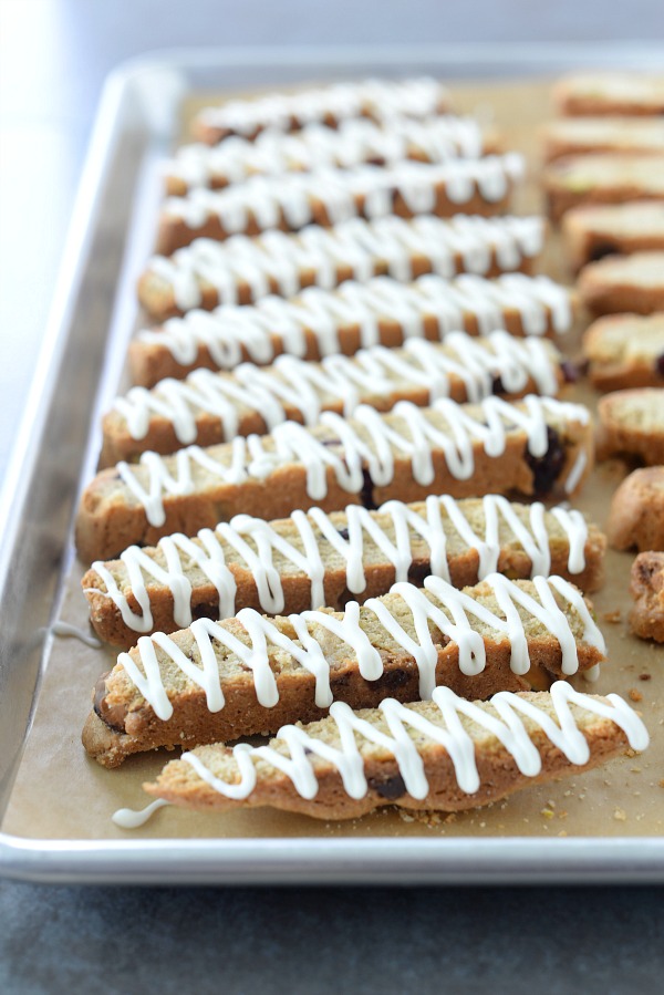 Whole Wheat Cranberry Pistachio Biscotti