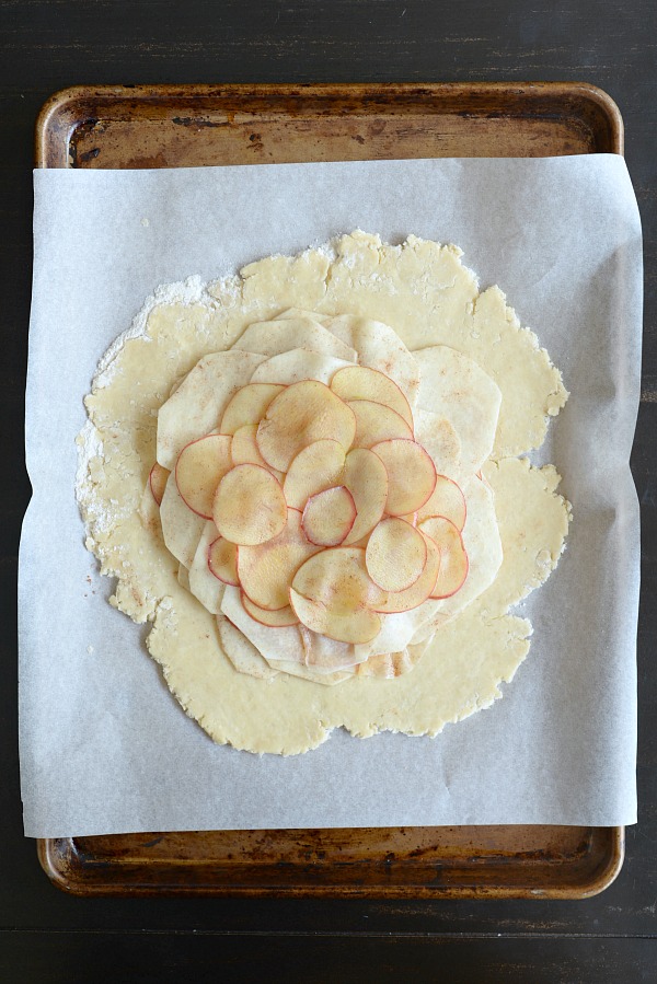 Jicama & Apple Galette