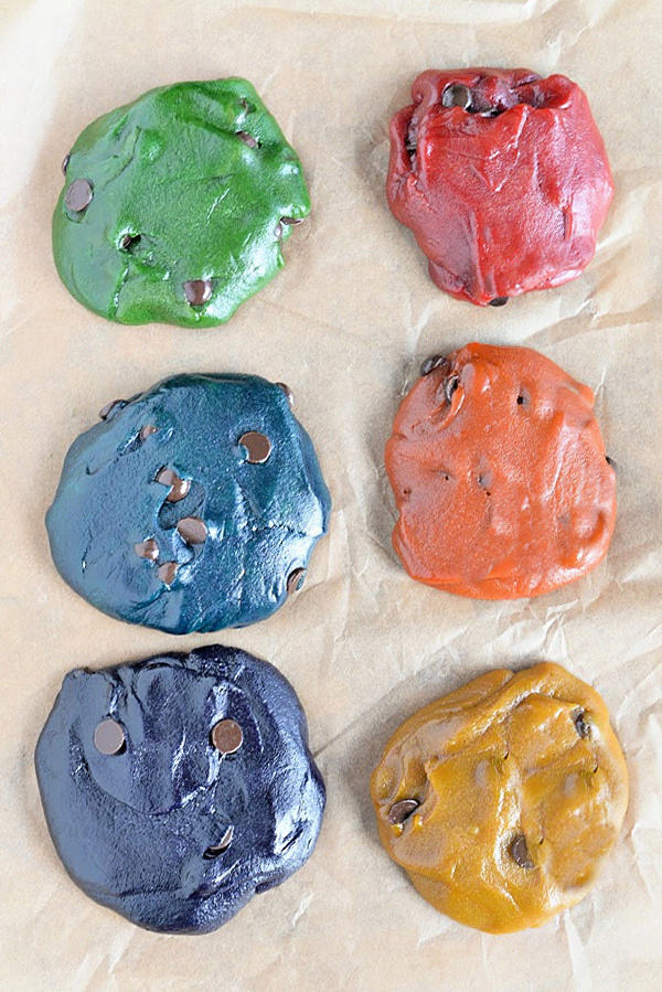 Rainbow Whole Wheat Blondies