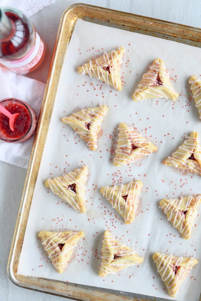 Strawberry Rosé Hamantaschen