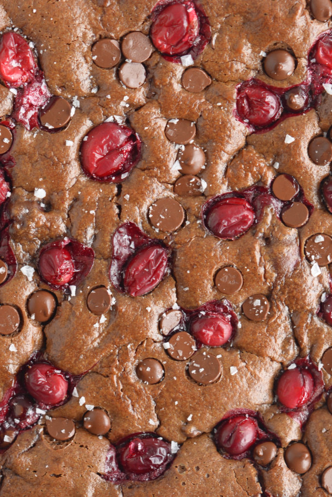 Cranberry Tahini Brownies