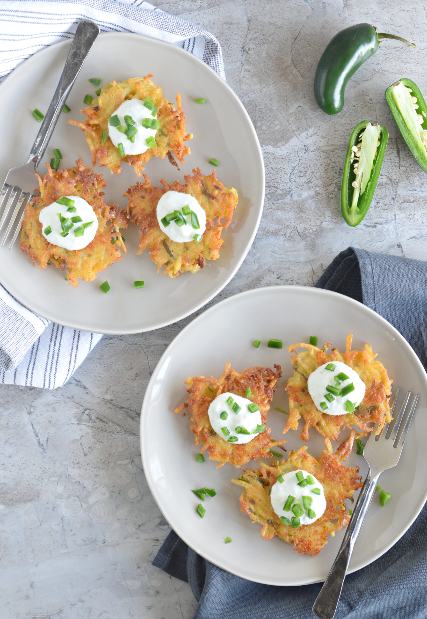 Jalapeño Popper Latkes