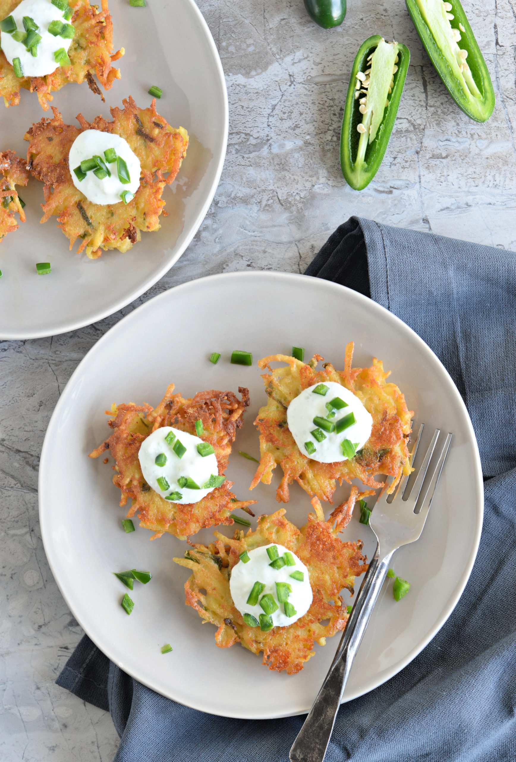 Jalapeño Popper Latkes