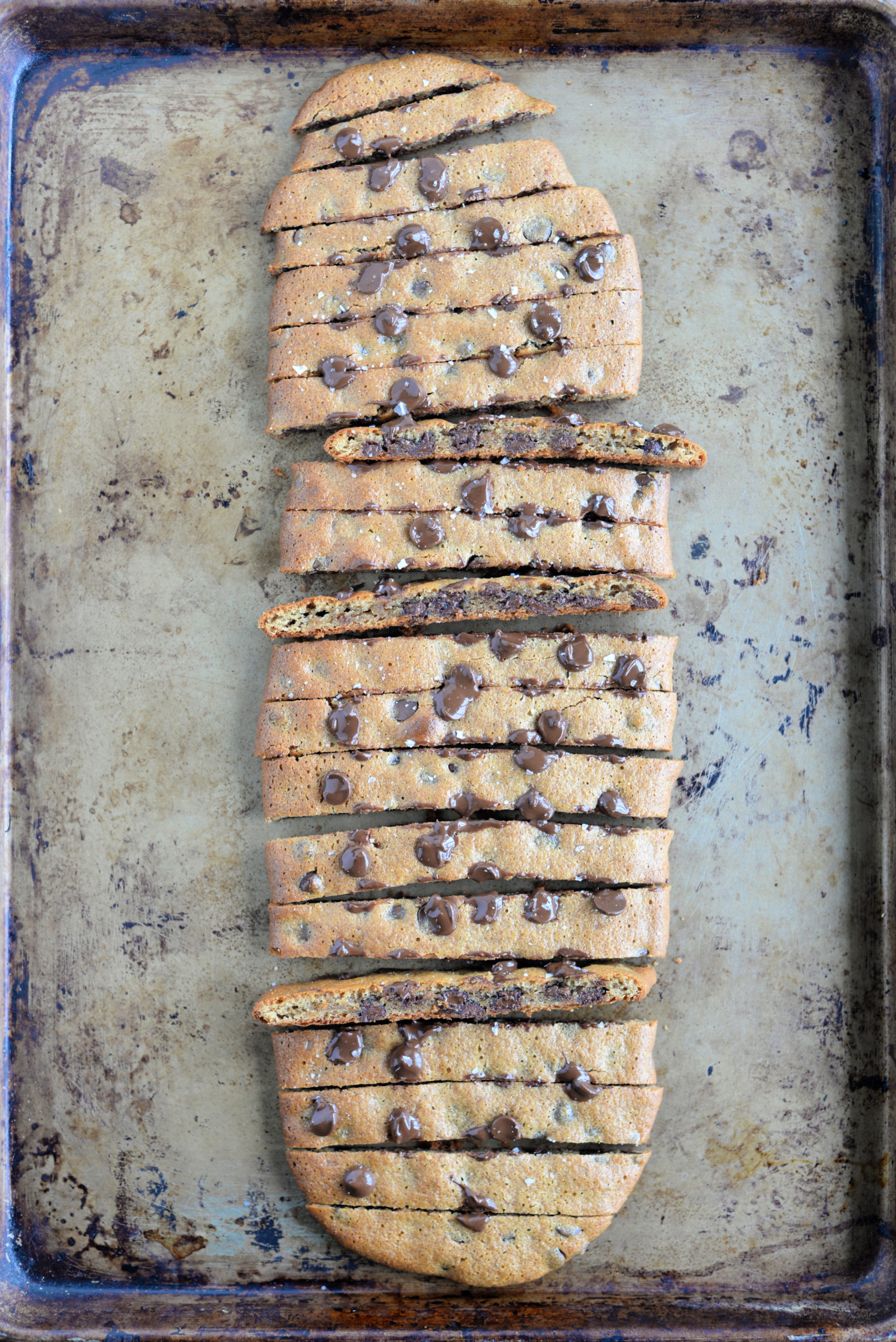 Tahini Chocolate Chip Cookie Sticks