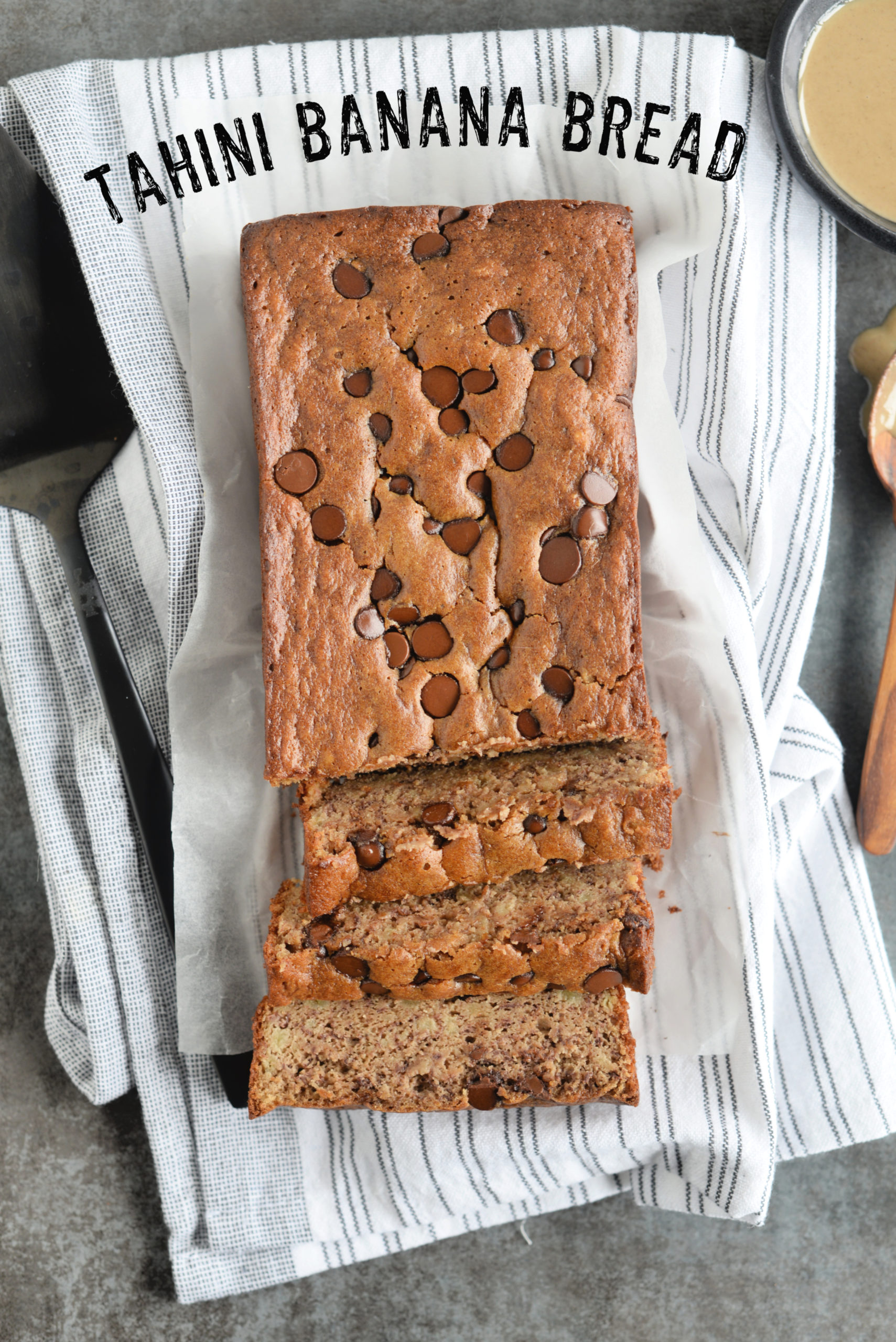 Tahini Banana Bread 